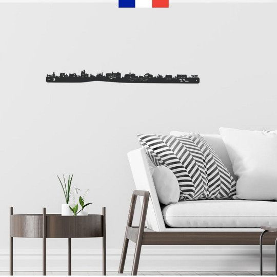 Silhouette murale Skyline JE SUIS ART ville de Rennes – 3 tailles