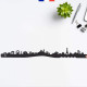 Silhouette murale Skyline JE SUIS ART ville de Paris – 3 tailles
