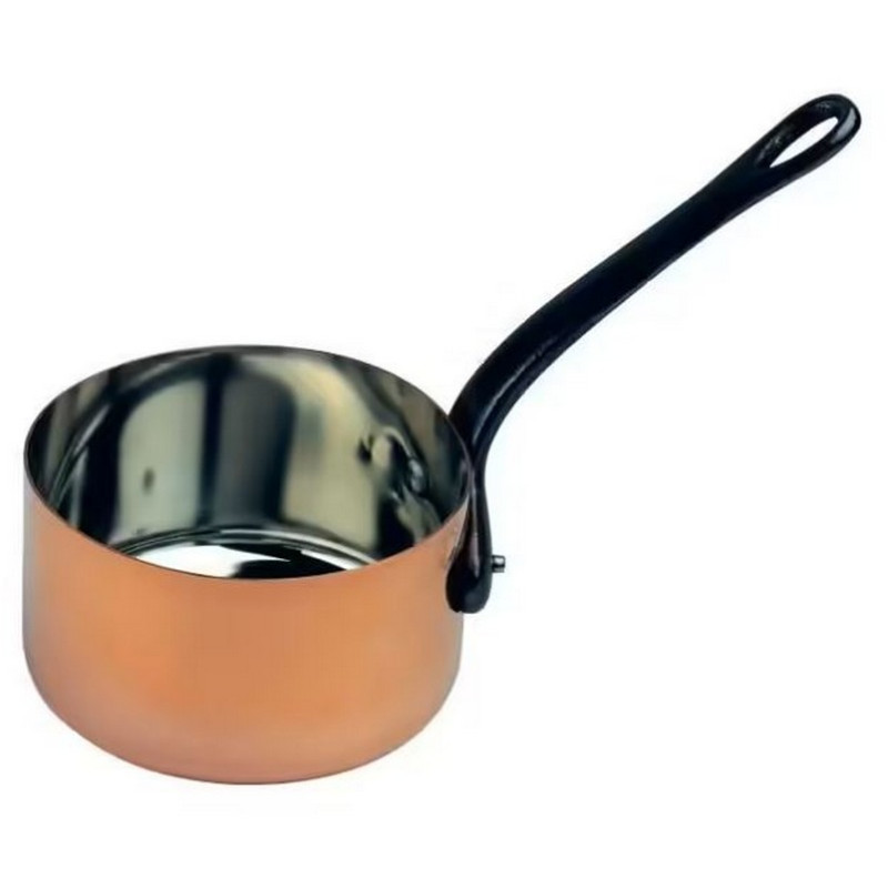 Batterie De 5 Casseroles En Cuivre Massif Étamé – Compatible Gaz/Électrique