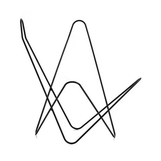 Structure monobloc pour fauteuil AA AIRBORNE acier thermolaqué noir