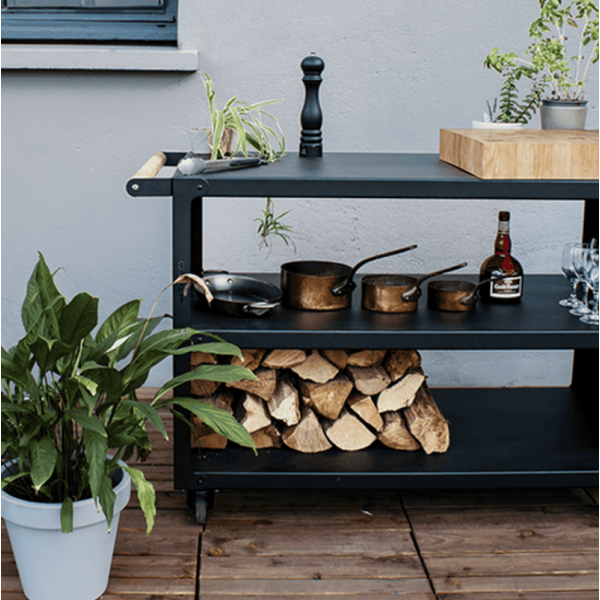 Desserte OYAT Pontaillac 120 pour brasero - 2 coloris