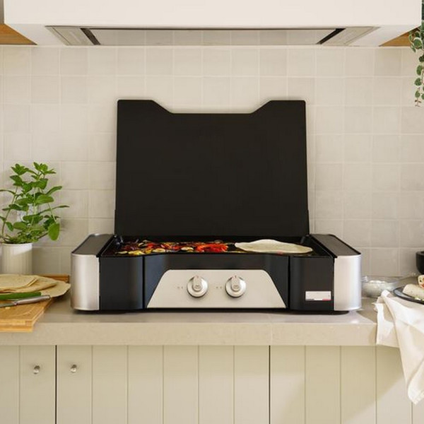 Plancha électrique LE MARQUIER Exclusive 260 Duo couvercle inclus