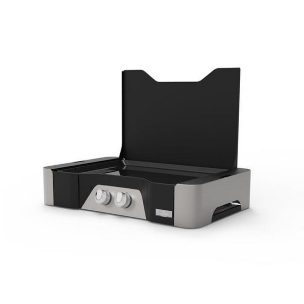 Plancha gaz LE MARQUIER Exclusive 260 Duo couvercle inclus