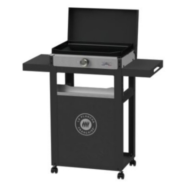 Plancha électrique LE MARQUIER La Plancha Française 150 Duo Edition : couvercle, chariot, porte-épices et rideau inclus