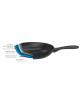 Casserole CRISTEL Cookway amovible 24cm anti-adhérente aluminium