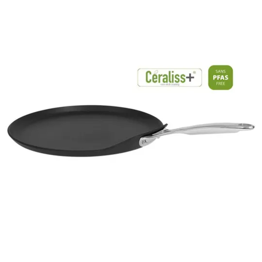 Crêpière CRISTEL Castel Pro Ceraliss+ en aluminium antiadhérente 24cm