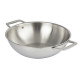 Wok CRISTEL Castel Pro en inox 2 anses sans couvercle - 5 tailles