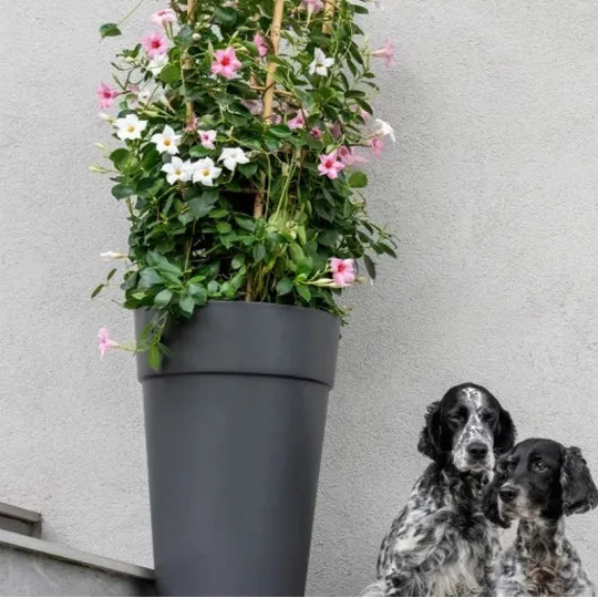 Colonne CHAPELU Cocoripot pot rond Jade 40cm - 4 coloris