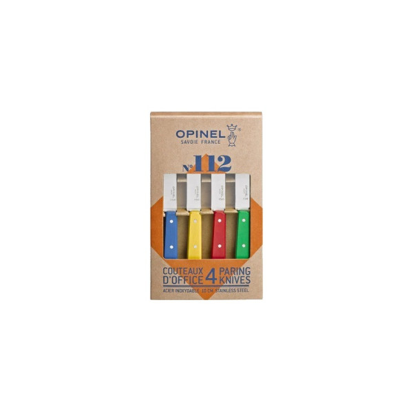 Coffret de 4 couteaux d'office OPINEL n°112 Office Classique