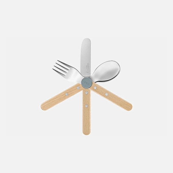 Set de 3 couverts pour enfant OPINEL Le petit Gourmet Panaché