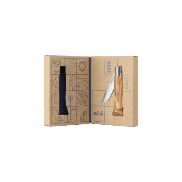 Couteau pliant OPINEL Néo6 système Opiflex Noyer noir