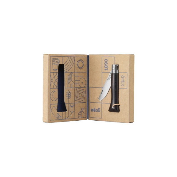 Couteau pliant OPINEL Néo6 système Opiflex Ebène