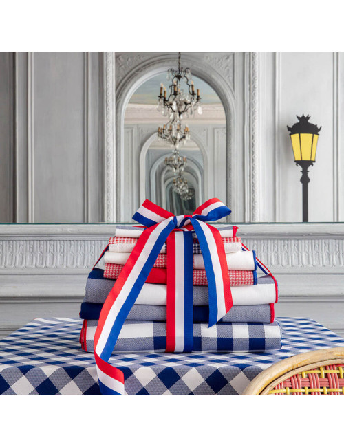 4 sets de table LE JACQUARD FRANCAIS Anneaux 100% coton