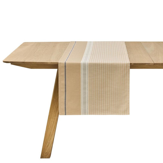 Chemin de table LE JACQUARD FRANCAIS Dune Argan 50x150cm