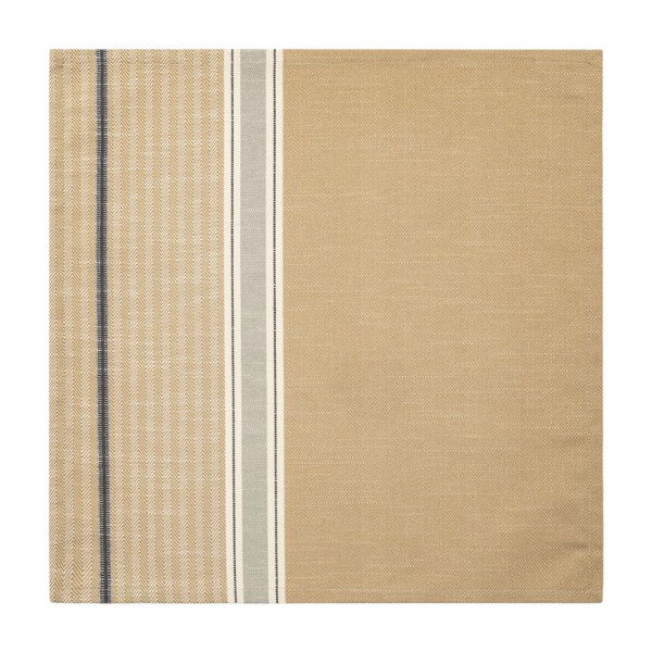 4 serviettes de table LE JACQUARD FRANCAIS Dune Argan 50x50cm