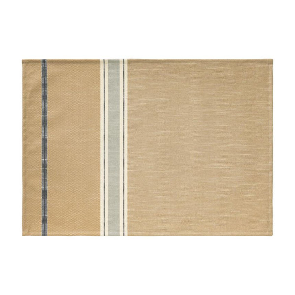 Chemin de table LE JACQUARD FRANCAIS Eté Indien Abricot 50x150cm