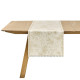 Chemin de table LE JACQUARD FRANCAIS Eté Indien Noix 50x150cm