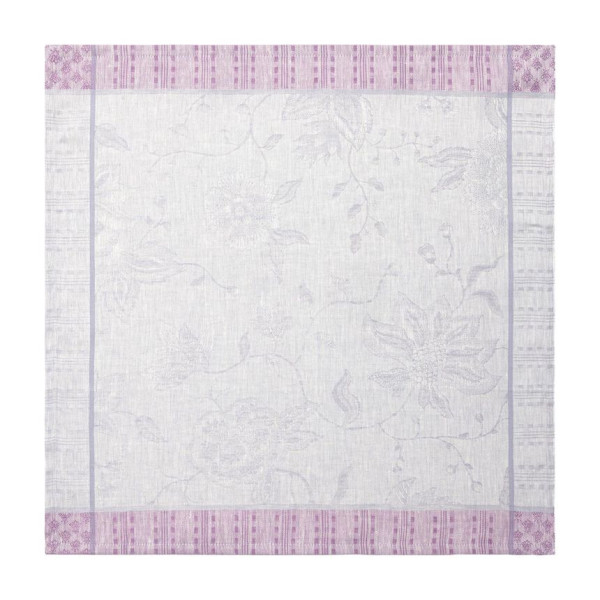 4 serviettes de table LE JACQUARD FRANCAIS Eté Indien Fresia 55x55cm