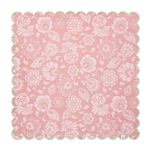 4 serviettes de table LE JACQUARD FRANCAIS enduit Alegria Sorbet 50x50cm