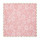 4 serviettes de table LE JACQUARD FRANCAIS enduit Alegria Sorbet 50x50cm