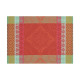 4 sets de table enduits LE JACQUARD FRANCAIS Bastide Poivron 52x38cm