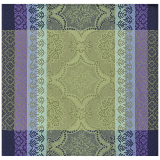 4 serviettes de table LE JACQUARD FRANCAIS Bastide Olive 58x58cm
