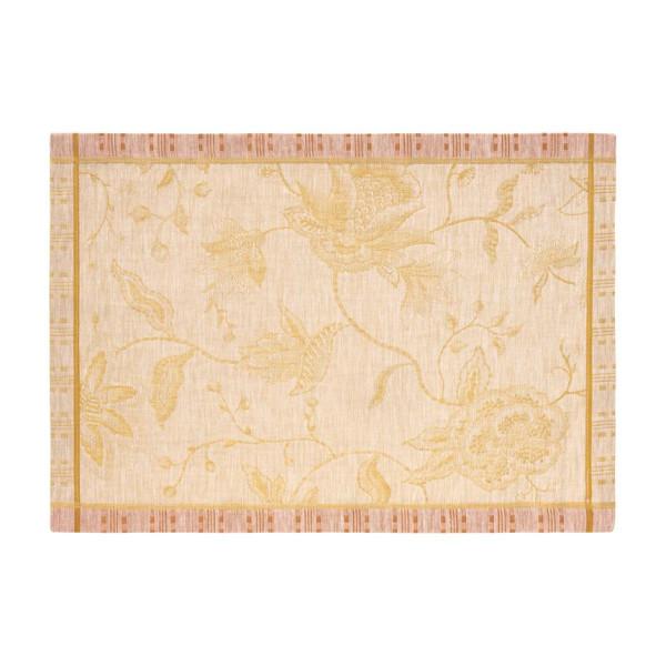 4 sets de table enduits LE JACQUARD FRANCAIS Champêtre Damier 50x36cm
