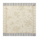 4 serviettes de table LE JACQUARD FRANCAIS Portofino Bianco 100% lin 58x58cm