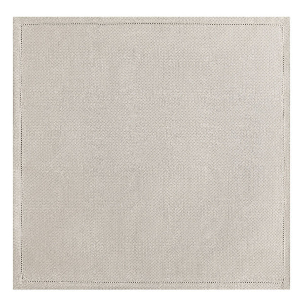 4 serviettes de table LE JACQUARD FRANCAIS Portofino Sabbia 100% lin 58x58cm