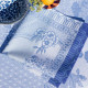 4 serviettes de table LE JACQUARD FRANCAIS Promenade Impériale Nacre 50x50cm