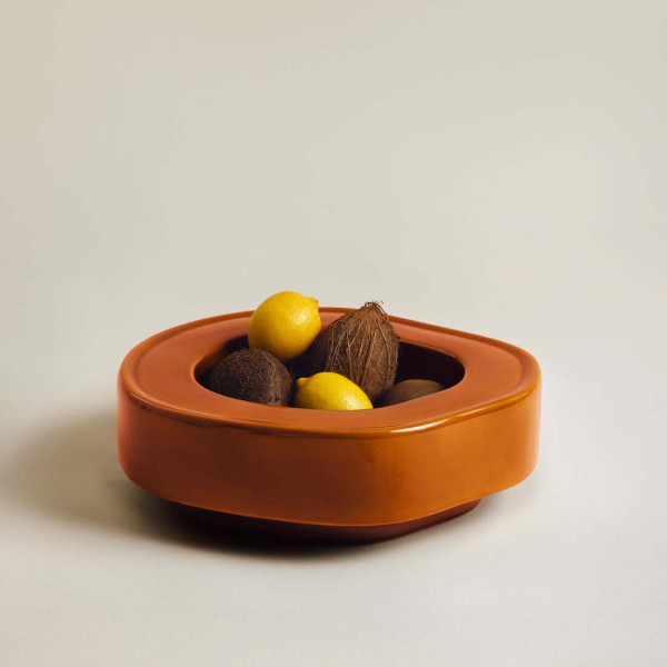 Coupe Ondulation CHAROLLES 1844 Caramel centre de table