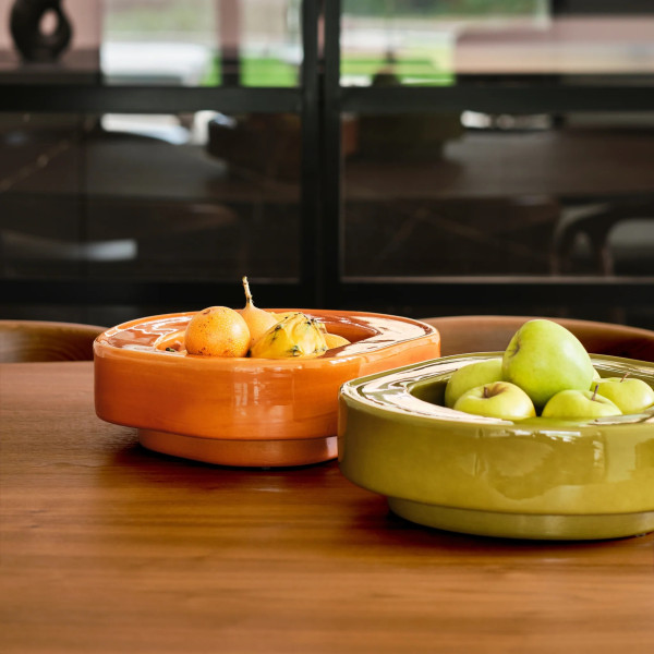 Coupe Ondulation CHAROLLES 1844 Caramel centre de table