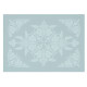 4 sets de table enduits LE JACQUARD FRANCAIS Syracuse Aqua 52x38cm