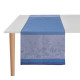 Chemin de table LE JACQUARD FRANCAIS Instant Bucolique Bleuet 50x150cm