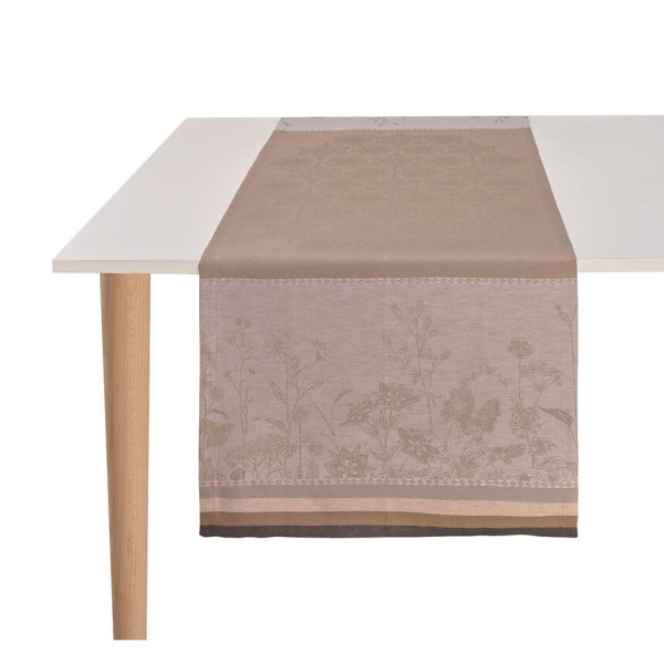 Chemin de table LE JACQUARD FRANCAIS Instant Bucolique Chaton 50x150cm