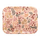 Plateau LE JACQUARD FRANCAIS Campagne rose 36x28cm en bois de bouleau
