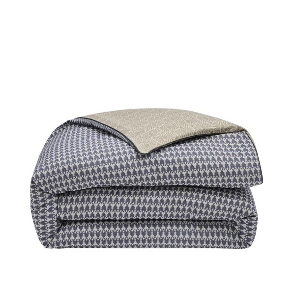 Housse de courtepointe LE JACQUARD FRANCAIS Dune touareg - 2 tailles