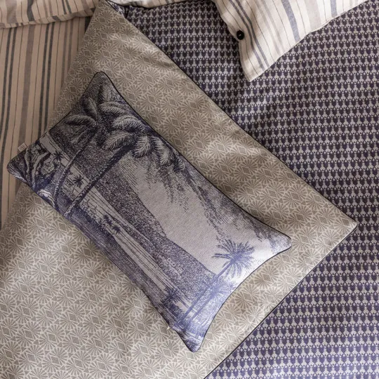 Housse de courtepointe LE JACQUARD FRANCAIS Dune touareg - 2 tailles