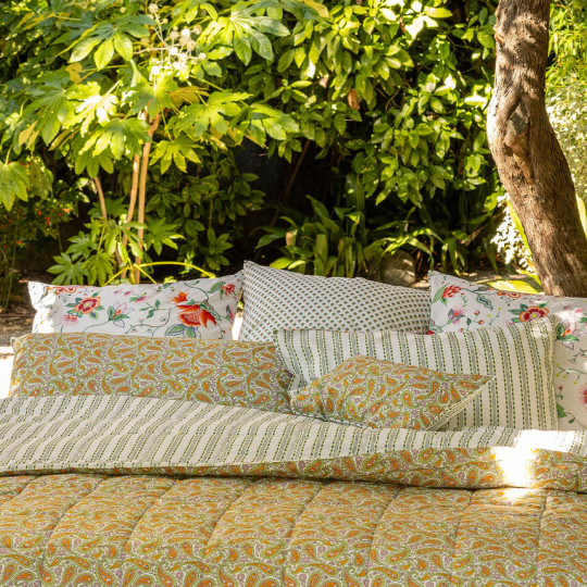 Couvre lit LE JACQUARD FRANCAIS Eté Indien mandala - 2 tailles