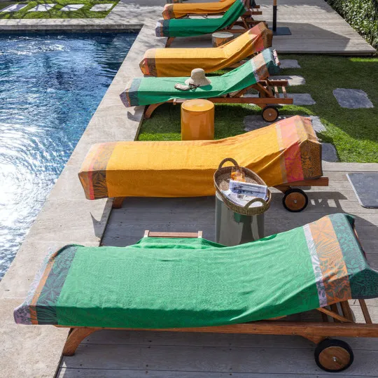 Drap de plage LE JACQUARD FRANCAIS Carioca Selva 100x200cm
