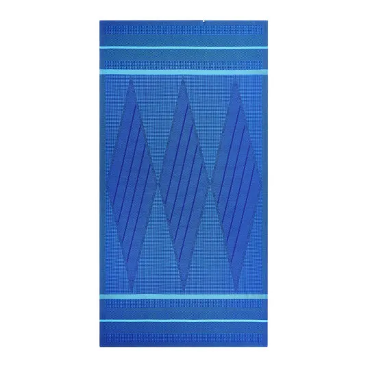 Drap de plage LE JACQUARD FRANCAIS Sand Club Régate lagoon 100x200cm