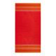 Drap de plage LE JACQUARD FRANCAIS Sand Club Voile corail 100x200cm