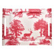 Plateau LE JACQUARD FRANCAIS Souveraine Or 58x42cm en bois de bouleau