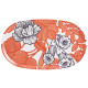 Plateau LE JACQUARD FRANCAIS Escapade tropicale Perroquet  55x32cm en bois de bouleau