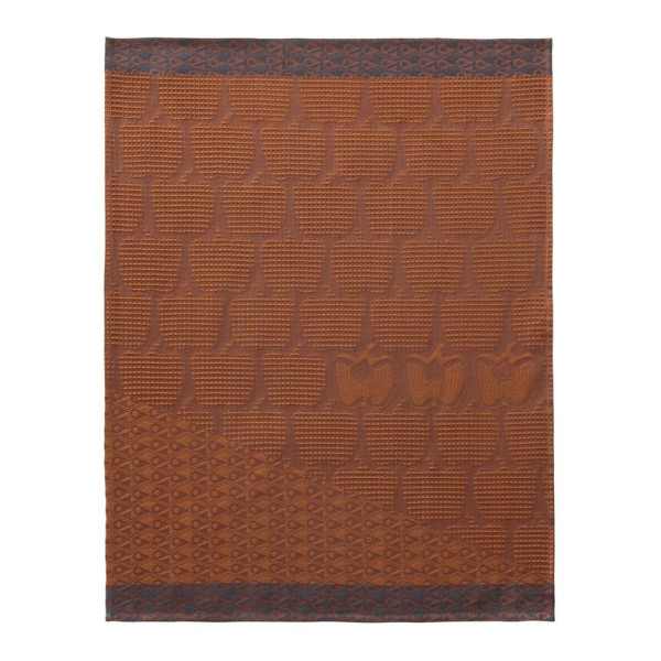 Essuie-mains LE JACQUARD FRANCAIS Braise 100% coton 60x80cm - 3 coloris