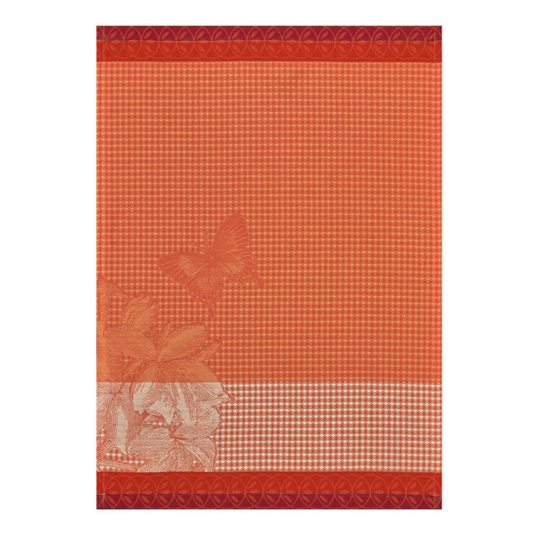 Essuie-mains LE JACQUARD FRANCAIS Jardin des Papillons 100% coton 54x38cm - 3 coloris