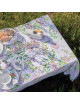 Nappe enduite LE JACQUARD FRANCAIS Bastide Poivron en coton - 6 tailles