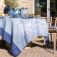 Nappe LE JACQUARD FRANCAIS Promenade Impériale Lapis en coton - 4 tailles