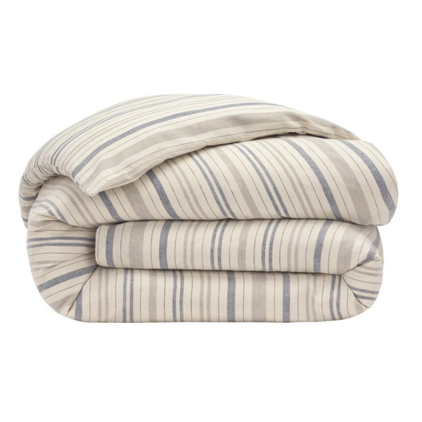 Housse de couette LE JACQUARD FRANCAIS Dune Touareg en lin et coton - 2 tailles