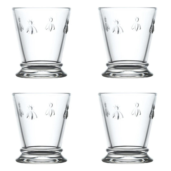 Coffret de 4 verres à eau LA ROCHERE Abeille gobelets